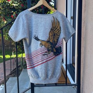 vintage renewal. loose fit gym tee. unisex. rare.